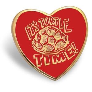 TEENAGE MUTANT NINJA TURTLE Variety Gold Heart Pin (Limited Edition Collectible)